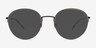 Nico Noir MétalMontures de lunettes de vue d'EyeBuyDirect, Avec des Verres Teintés