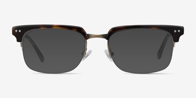 Kurma Tortoise Acetate-metalEyeglass Frames from EyeBuyDirect, with Tinted Lenses