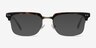Kurma Tortoise Acetate-metalEyeglass Frames from EyeBuyDirect, with Tinted Lenses