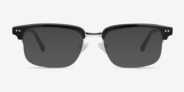 Kurma Black AcetateEyeglass Frames from EyeBuyDirect, with Tinted Lenses