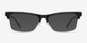 Onyx Black AcetateEyeglass Frames from EyeBuyDirect, with Tinted Lenses