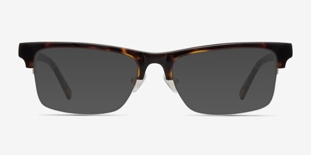 Onyx Tortoise AcetateEyeglass Frames from EyeBuyDirect, with Tinted Lenses