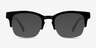 Luxe Black AcetateEyeglass Frames from EyeBuyDirect, with Tinted Lenses