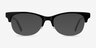 Luna Noir AcétateMontures de lunettes de vue d'EyeBuyDirect, Avec des Verres Teintés