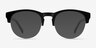 Zoot Black AcetateEyeglass Frames from EyeBuyDirect, with Tinted Lenses