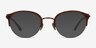 Dulcet Brown AcetateEyeglass Frames from EyeBuyDirect, with Tinted Lenses