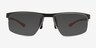 Champion Black MetalEyeglass Frames from EyeBuyDirect, with Tinted Lenses