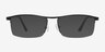 Lake Black TitaniumEyeglass Frames from EyeBuyDirect, with Tinted Lenses