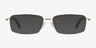 Remington Gold TitaniumEyeglass Frames from EyeBuyDirect, with Tinted Lenses