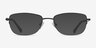 Poly Matte Black TitaniumEyeglass Frames from EyeBuyDirect, with Tinted Lenses