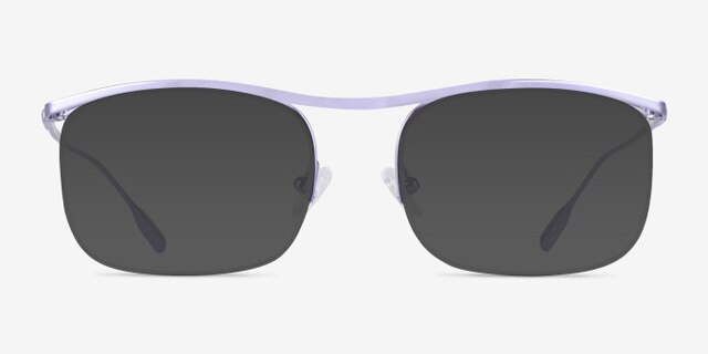 Zylo Purple TitaniumEyeglass Frames from EyeBuyDirect, with Tinted Lenses