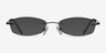 Matera Black MetalEyeglass Frames from EyeBuyDirect, with Tinted Lenses