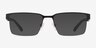 Armani Exchange AX1075 Matte Black MétalMontures de lunettes de vue d'EyeBuyDirect, Avec des Verres Teintés