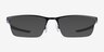 Oakley Liteboard Satin Black MétalMontures de lunettes de vue d'EyeBuyDirect, Avec des Verres Teintés