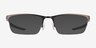 Oakley Liteboard Pewter MétalMontures de lunettes de vue d'EyeBuyDirect, Avec des Verres Teintés