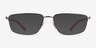 ARNETTE MIEZ Matte Gunmetal MetalEyeglass Frames from EyeBuyDirect, with Tinted Lenses