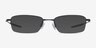 Oakley OX3133 Polished Black MetalEyeglass Frames from EyeBuyDirect, with Tinted Lenses