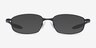 Oakley Blender 6B Satin Black MetalEyeglass Frames from EyeBuyDirect, with Tinted Lenses