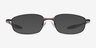 Oakley Blender 6B Pewter MetalEyeglass Frames from EyeBuyDirect, with Tinted Lenses
