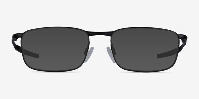 Oakley Barrelhouse Matte Black MetalEyeglass Frames from EyeBuyDirect, with Tinted Lenses