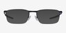 Oakley Barrelhouse 0.5 Matte Midnight MetalEyeglass Frames from EyeBuyDirect, with Tinted Lenses