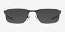 Oakley Socket 5.0 Satin Black & Gray MetalEyeglass Frames from EyeBuyDirect, with Tinted Lenses