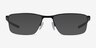 Oakley Socket 5.5 Satin Black & Blue MetalEyeglass Frames from EyeBuyDirect, with Tinted Lenses