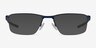 Oakley Socket 5.5 Matte Midnight MetalEyeglass Frames from EyeBuyDirect, with Tinted Lenses
