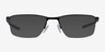 Oakley Socket 5.5 Satin Black & Blue MetalEyeglass Frames from EyeBuyDirect, with Tinted Lenses