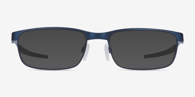 Oakley Steel Plate Powder Midnight MetalEyeglass Frames from EyeBuyDirect, with Tinted Lenses