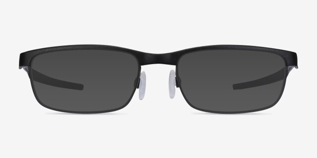Oakley Steel Plate Powder Coal MetalEyeglass Frames from EyeBuyDirect, with Tinted Lenses