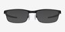 Oakley Steel Plate Powder Coal MetalEyeglass Frames from EyeBuyDirect, with Tinted Lenses