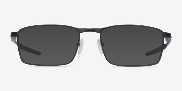 Oakley Fuller Satin Black MetalEyeglass Frames from EyeBuyDirect, with Tinted Lenses
