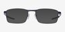 Oakley Fuller Matte Midnight MetalEyeglass Frames from EyeBuyDirect, with Tinted Lenses