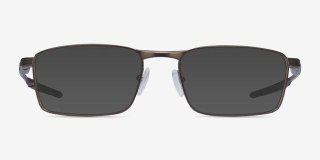 Oakley Fuller Pewter MetalEyeglass Frames from EyeBuyDirect, with Tinted Lenses