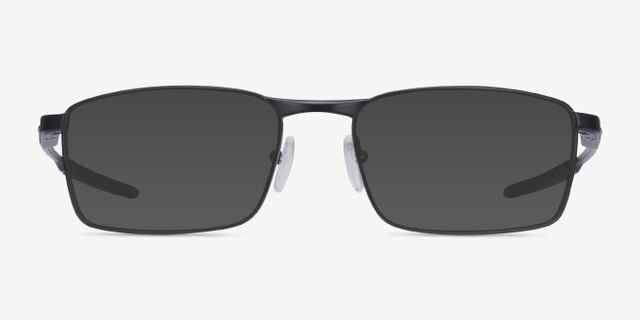 Oakley Fuller Satin Black MetalEyeglass Frames from EyeBuyDirect, with Tinted Lenses