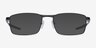 Oakley Fuller Satin Black MetalEyeglass Frames from EyeBuyDirect, with Tinted Lenses