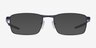 Oakley Fuller Matte Midnight MetalEyeglass Frames from EyeBuyDirect, with Tinted Lenses
