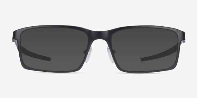 Oakley Base Plane Satin Black MetalEyeglass Frames from EyeBuyDirect, with Tinted Lenses