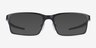 Oakley Base Plane Satin Black MetalEyeglass Frames from EyeBuyDirect, with Tinted Lenses