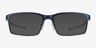 Oakley Base Plane Matte Midnight MetalEyeglass Frames from EyeBuyDirect, with Tinted Lenses
