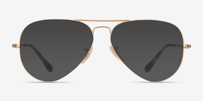 Ray-Ban ゴールド アビエーターサングラス Ray-Ban アビエーター サングラス | ゴールドトーン | FARFETCH JP
