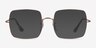 Ray-Ban Square Bronze MetalEyeglass Frames from EyeBuyDirect, with Tinted Lenses