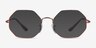 Ray-Ban Octagon Bronze MétalMontures de lunettes de vue d'EyeBuyDirect, Avec des Verres Teintés