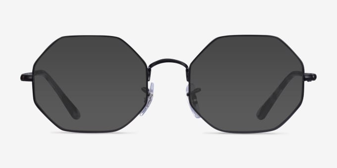 Ray-Ban Octagon - Geometric Black Frame Eyeglasses