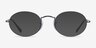 Ray-Ban RB3547V Oval Gunmetal MetalEyeglass Frames from EyeBuyDirect, with Tinted Lenses