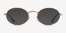 Ray-Ban RB3547V Oval Gold MetalEyeglass Frames from EyeBuyDirect, with Tinted Lenses