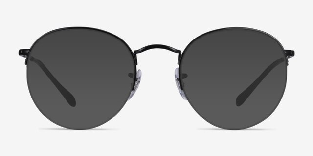 Ray-Ban RB3947V Round Black MetalEyeglass Frames from EyeBuyDirect, with Tinted Lenses