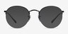 Ray-Ban RB3947V Round Black MetalEyeglass Frames from EyeBuyDirect, with Tinted Lenses