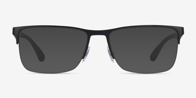 Ray-Ban RB6335 Black MetalEyeglass Frames from EyeBuyDirect, with Tinted Lenses